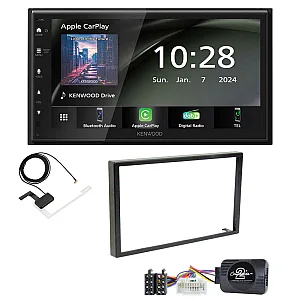 Honda CR-V 2005-2007 Kenwood 6.8" Wireless CarPlay / Android Auto, DAB+ Bluetooth Stereo Upgrade Pack