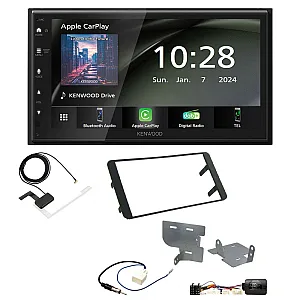 Toyota GT86 2012-2021 Kenwood 6.8" Wireless CarPlay / Android Auto DAB+ Bluetooth Stereo Upgrade Pack
