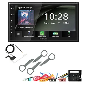 VW Transporter T5 RCD200 6.8" Wireless CarPlay / Android Auto DAB+ Bluetooth Stereo Upgrade Pack