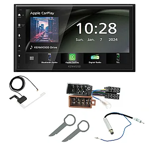 Volkswagen Kenwood 6.8" Wireless Apple CarPlay / Android Auto DAB+ Bluetooth Stereo Upgrade Pack
