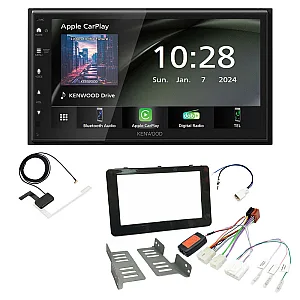 Toyota Hilux 2016 Onwards Kenwood 6.8" Wireless CarPlay / Android Auto DAB+ Bluetooth Stereo Upgrade Pack