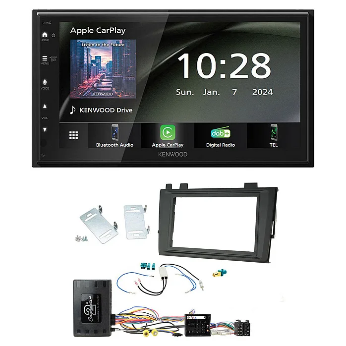 VW Transporter T6.1 2019> 6.8" Wireless CarPlay / Android Auto DAB+ Bluetooth Stereo Upgrade Pack