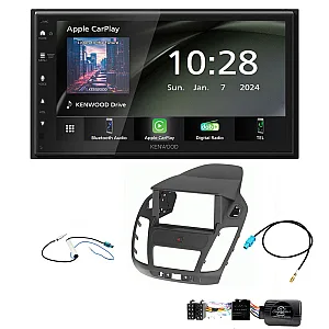 Ford Transit Connect Kenwood 6.8" Wireless CarPlay / Android Auto, DAB+ Bluetooth Stereo Upgrade Pack