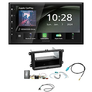 VW T6 2015 - 2019 Kenwood 6.8" Wireless CarPlay / Android Auto DAB+ Bluetooth Stereo Upgrade Pack