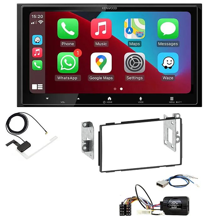 Nissan Qashqai 2007-2013 6.8” Wireless CarPlay / Android Auto, Mirroring, DAB+ Stereo Upgrade Pack