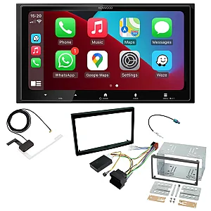 Peugeot Partner II 2008-2018 Kenwood 6.8” Wireless CarPlay / Android Auto, Mirroring, DAB+ Stereo Upgrade Pack