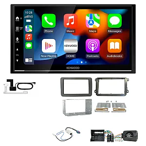 VW 2015-2019 Kenwood 6.8" Wireless Apple CarPlay Android Auto DAB Stereo Upgrade Kit