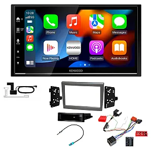 Porsche 911, Boxster, Cayman (2004-2009) Kenwood DMX7525DABS Car Stereo Upgrade Kit