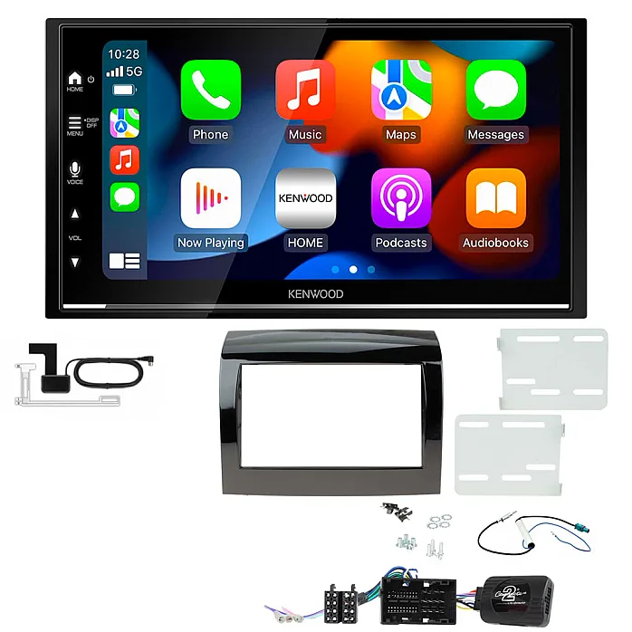 Fiat Ducato (2015-2021) Kenwood DMX7525DABS Double Din Car Stereo Upgrade Kit
