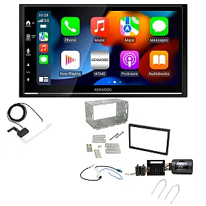 Citroen C2, C3 Kenwood DMX7525DABS Wireless Apple CarPlay Stereo Upgrade Kit