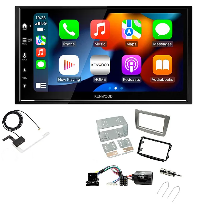 Alfa Romeo Mito (2008-2014) Kenwood DMX7525DABS Double Din Car Stereo Upgrade Kit
