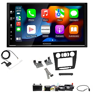 BMW 1 Series 2007-2013 Kenwood DMX7525DABS Wireless Apple CarPlay Android Auto DAB Stereo Upgrade Kit