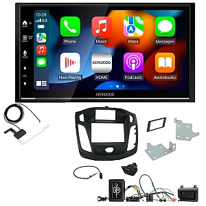 Ford Focus 2011-2015 Kenwood Wireless Apple CarPlay Android Auto Stereo Upgrade Kit