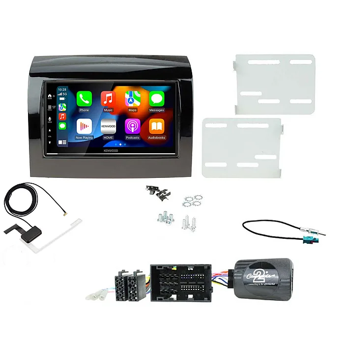 Fiat Ducato (2014-2021) Kenwood DMX7525DABS CarPlay Android Stereo Upgrade Kit