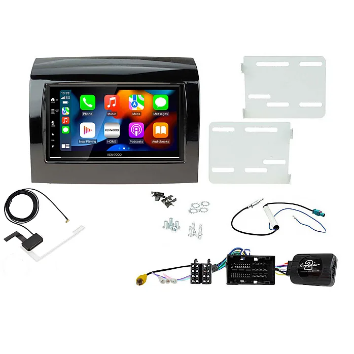 Fiat Ducato (2015-2021) Kenwood DMX7525DABS Double Din Car Stereo Upgrade Kit