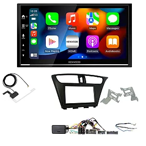 Honda Civic (2012-2015) Kenwood DMX7525DABS Double Din Car Stereo Upgrade Kit