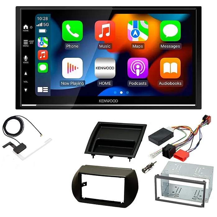 Fiat Fiorino, Qubo 2008+ Kenwood DMX7525DABS CarPlay Android Stereo Upgrade Kit