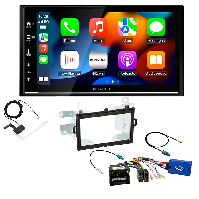 Mercedes Sprinter (2019-2023) Kenwood DMX7525DABS Double Din Stereo Upgrade Kit