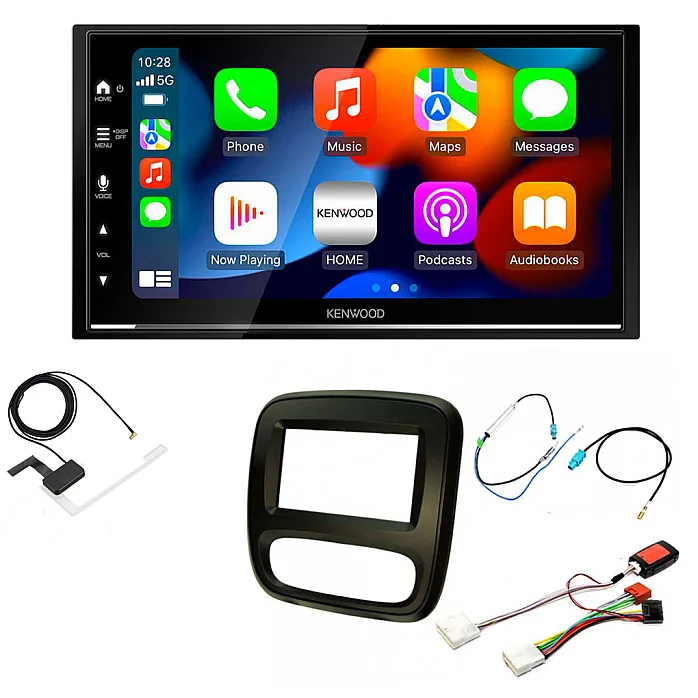 Nissan NV300 STANDARD RADIO (2014-2021) Kenwood DMX7525DABS Car Stereo Upgrade Kit