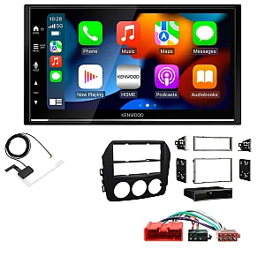 Mazda MX-5 (2009- 2015) Kenwood DMX7525DABS Double Din Stereo Upgrade Kit