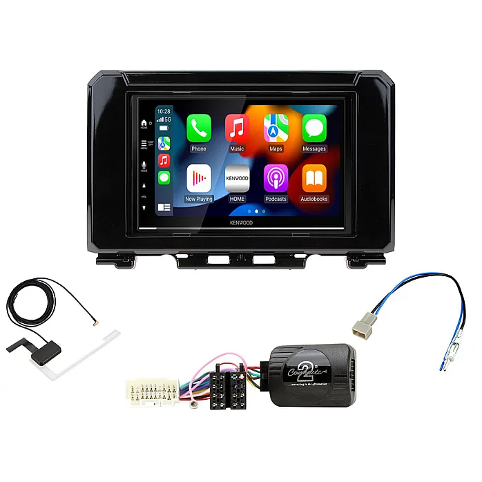 Suzuki Jimny 2018+ Kenwood DMX7525DABS Wireless Apple CarPlay Stereo Upgrade Kit