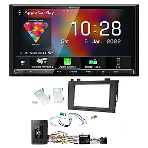 VW Transporter T6.1 2019> Kenwood CarPlay / Android Auto Bluetooth DAB+ Stereo Upgrade Pack