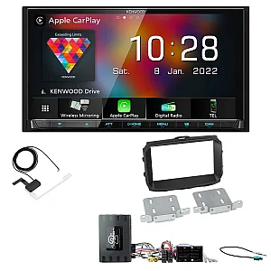 Alfa Romeo Giulietta 2014-2021 Kenwood CarPlay / Android Auto Digital Media AV Receiver Bluetooth DAB+ Stereo Upgrade Pack