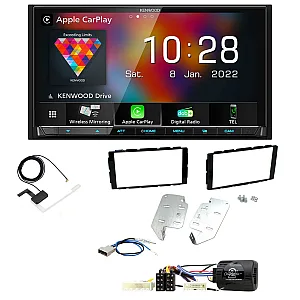 Nissan Juke (2014-2019) Kenwood CarPlay Android Auto Digital Media AV Receiver Bluetooth DAB+ Stereo Upgrade Pack