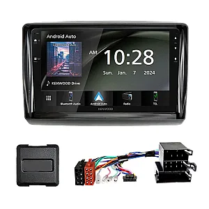 Fiat Ducato 2012-2014 Kenwood 9.0" Wireless CarPlay Android Auto Mirroring Screen Complete Stereo Pack
