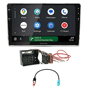 Alfa Romeo Mito (2008-2016) Kenwood 9" Wireless CarPlay / Android Auto, Mirroring Screen, Bluetooth Stereo Pack