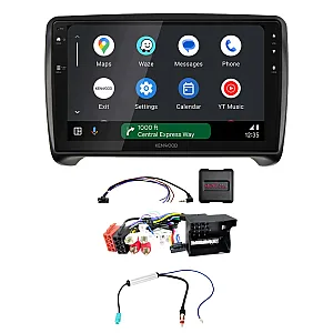 Audi TT (8J) 2006-2014 Kenwood DMX80AXS 9" Wireless CarPlay / Android Auto Mirroring Screen Stereo Pack