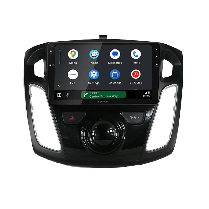 Ford Focus 2012-2017 Kenwood 9" Wireless CarPlay / Android Auto, Mirroring Screen, Bluetooth Stereo Pack
