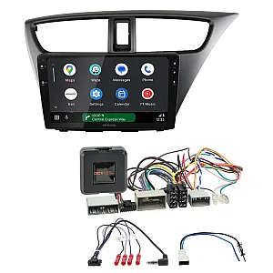 Honda Civic (FK1/FK2/FK3) 2012> Kenwood DMX80AXS 9" Wireless CarPlay / Android Auto Mirroring Screen Stereo Pack