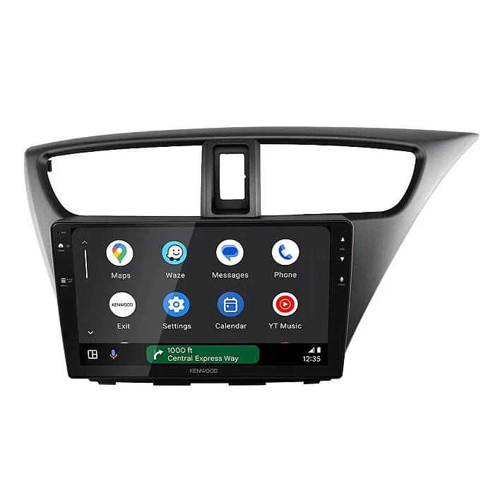 Honda Civic (FK1/FK2/FK3) 2012> Kenwood DMX80AXS 9" Wireless CarPlay / Android Auto Mirroring Screen Stereo Pack