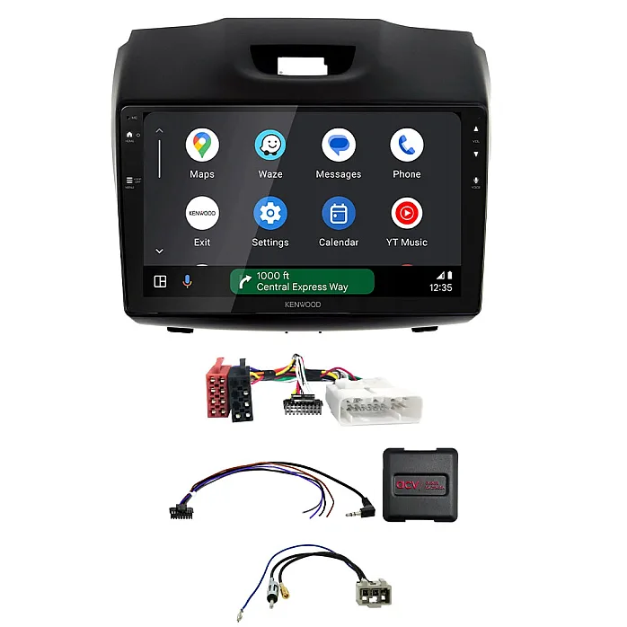Isuzu D-Max 2012-2020 Kenwood DMX80AXS 9" Wireless CarPlay / Android Auto Mirroring Screen Stereo Pack