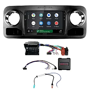 Mercedes Sprinter (W907/W910) 2018-2023 9" Wireless CarPlay / Android Auto Mirroring Screen Stereo Pack