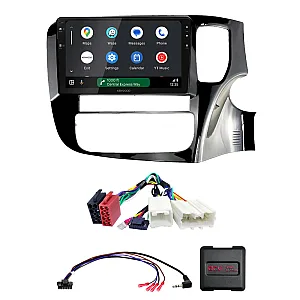Mitsubishi Outlander 2017-2022 Kenwood DMX80AXS 9" Wireless CarPlay / Android Auto Mirroring Screen Stereo Pack