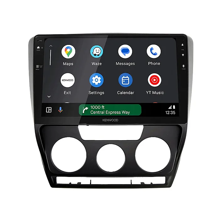 Skoda Octavia 2004-2014 Kenwood 9" Wireless CarPlay / Android Auto, Mirroring Screen, Bluetooth Stereo Pack