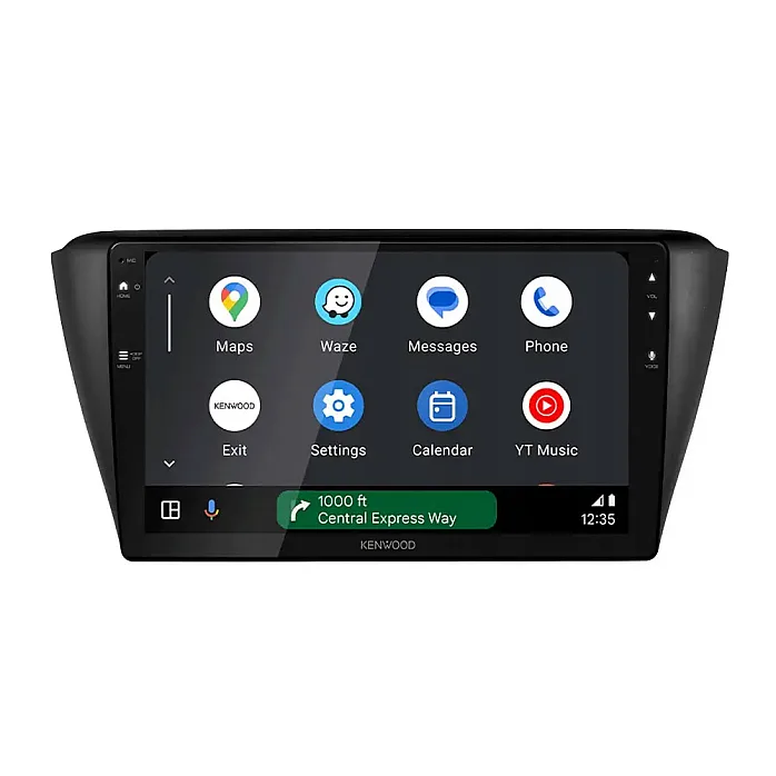 Skoda Fabia 2014> Kenwood 9" Wireless CarPlay / Android Auto, Mirroring Screen, Bluetooth Stereo Pack