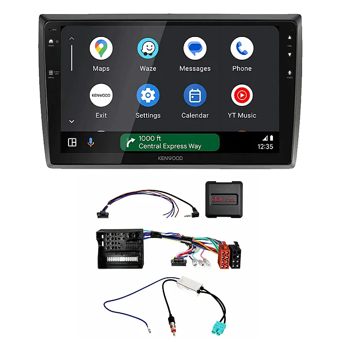 Volkswagen Beetle A5 (2015-2019) Kenwood 9.0" Wireless CarPlay / Android Auto Mirroring Screen Stereo Pack