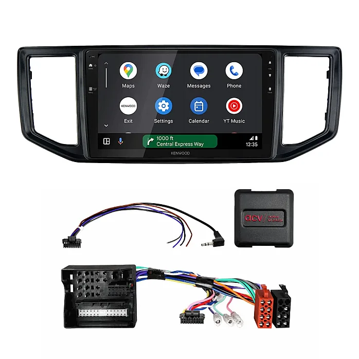 Volkswagen Crafter 2017-2023 Kenwood 9" Wireless CarPlay / Android Auto Mirroring Screen Stereo Pack