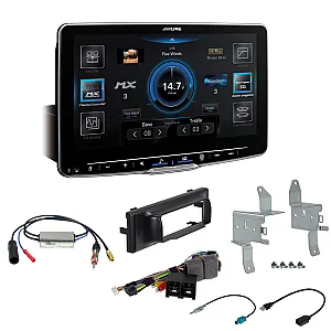 Ford Transit Custom 2018> with Single Din Stereo to Alpine ILX-F905D Large Screen Carplay / Android Auto Upgrade Kit 
