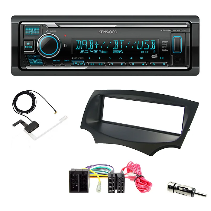 Ford KA 2009-2016 Kenwood Digital Media Receiver DAB+ Digital Radio Bluetooth Car Stereo Upgrade Kit