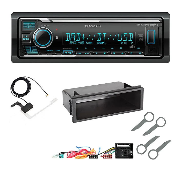 Volkswagen Fox, Transporter Kenwood Digital Media Receiver DAB+ Digital Radio Bluetooth Car Stereo Upgrade Kit