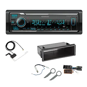 Volkswagen Kenwood KMM-BT508DAB Digital Media Receiver DAB+ Digital Radio Bluetooth Car Stereo Upgrade Kit