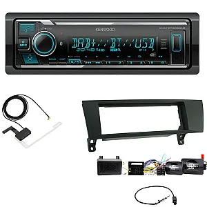 BMW 1, 3 Series Kenwood Digital Media Receiver DAB+ Digital Radio Bluetooth  Car Stereo Upgrade Kit