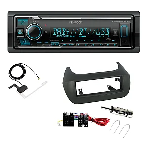 Peugeot Bipper 2009> Kenwood Digital Media Receiver DAB+ Digital Radio Bluetooth Car Stereo Upgrade Kit
