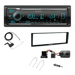 Renault Megane II, Scenic Kenwood Digital Media Receiver DAB+ Digital Radio Bluetooth Car Stereo Upgrade Kit