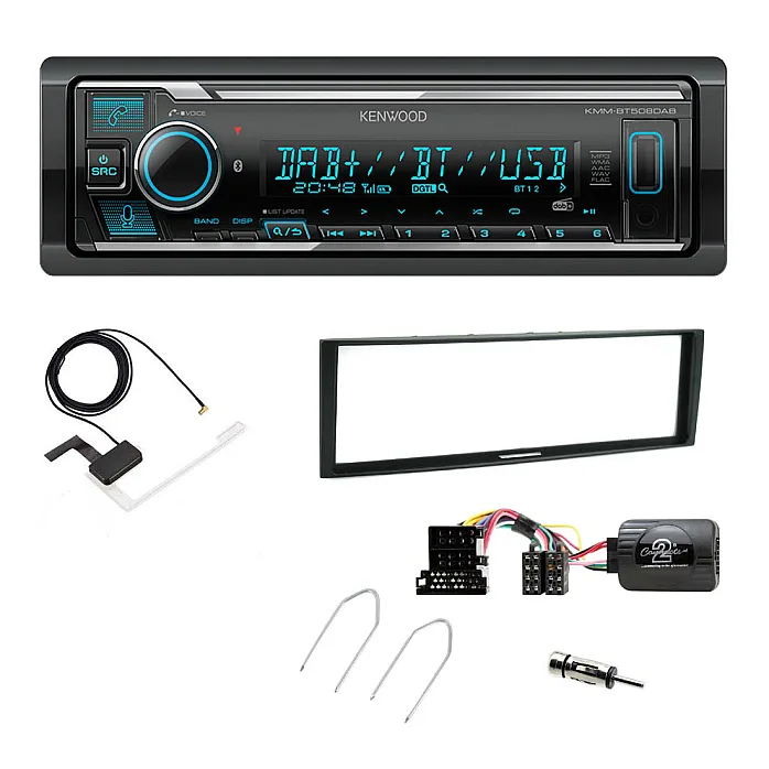 Renault Megane II, Scenic Kenwood Digital Media Receiver DAB+ Digital Radio Bluetooth Car Stereo Upgrade Kit