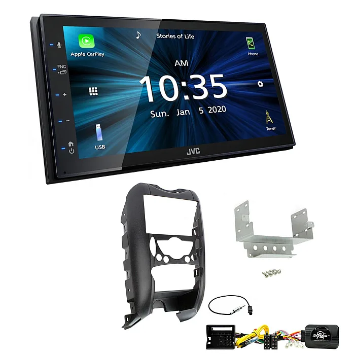 BMW Mini 2006-2013 JVC KW-M560BT 6.8" Bluetooth Digital Media Car Play / Android Auto Stereo Upgrade Kit